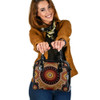 Indigenous Australian Aboriginal Shoulder Handbag Aboriginal Circle Dreaming Radiates Ancestral Power