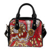 Indigenous Australian Aboriginal Shoulder Handbag Aboriginal Contemporary Dot Painting Inspired
