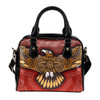 Indigenous Australian Aboriginal Shoulder Handbag Aboriginal Dot Art With Eagle Flying