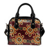 Indigenous Australian Aboriginal Shoulder Handbag Aboriginal Dot Pattern Painting Art