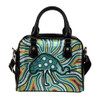 Indigenous Australian Aboriginal Shoulder Handbag Aboriginal Emu Dreaming Circle Energy