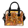 Indigenous Australian Aboriginal Shoulder Handbag Aboriginal Lizards Journey Through Earthwave Paths