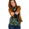 Indigenous Australian Aboriginal Shoulder Handbag Aboriginal Purple Color Dreamtime