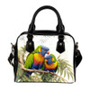 Indigenous Australian Aboriginal Shoulder Handbag Australia Rainbow Lorikeets Birds Art Inspired