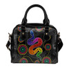 Indigenous Australian Aboriginal Shoulder Handbag Indigenous Dreaming Rainbow Serpent Inspired