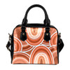 Indigenous Australian Aboriginal Shoulder Handbag Outback Harmony Rings In Sandstone Connection
