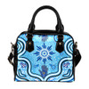 Indigenous Australian Aboriginal Shoulder Handbag Sacred Waters Flow Through Healing Hands Spirit