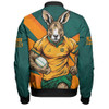 Aussie Wallabies Bomber Jacket Aboriginal Strength Wear Wallabies Rugby Edition