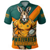 Aussie Wallabies Polo Shirt Aboriginal Strength Wear Wallabies Rugby Edition