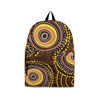 Indigenous Australian Aboriginal Backpack Aboriginal Art Spiral Dots Earth Tone Cultural Style