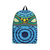 Indigenous Australian Aboriginal Backpack Aboriginal Blue Dreaming Circle Flow Connection