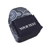 Indigenous Australian Aboriginal Backpack Aboriginal Blue Grey Flow Lines and Dot Art Pattern