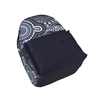 Indigenous Australian Aboriginal Backpack Aboriginal Blue Grey Flow Lines and Dot Art Pattern