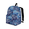 Indigenous Australian Aboriginal Backpack Aboriginal Blue Jellyfish Ocean Flow