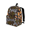 Indigenous Australian Aboriginal Backpack Aboriginal Dot Spiral Earth Tones Art Pattern