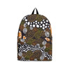 Indigenous Australian Aboriginal Backpack Aboriginal Dot Spiral Earth Tones Art Pattern