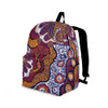 Indigenous Australian Aboriginal Backpack Aboriginal Dreaming Dots Flow Across The Country