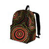 Indigenous Australian Aboriginal Backpack Aboriginal Fire Dreaming Ripple Journey Art
