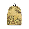 Indigenous Australian Aboriginal Backpack Aboriginal Golden Sand Story River Tracks Flow