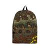 Indigenous Australian Aboriginal Backpack Aboriginal Green Forest Dreaming Travel Art