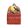 Indigenous Australian Aboriginal Backpack Aboriginal Kangaroo Spirit Outback Sun Dreaming