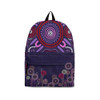 Indigenous Australian Aboriginal Backpack Aboriginal Night Blooming Dots In Dreamtime Style