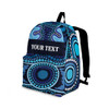 Indigenous Australian Aboriginal Backpack Aboriginal Ocean Pulse Energy Flowing Connection
