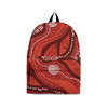 Indigenous Australian Aboriginal Backpack Aboriginal Red Spirit Flowing Dreamline Journey