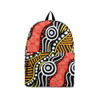 Indigenous Australian Aboriginal Backpack Aboriginal Red Sunland Rhythm Flow Connection