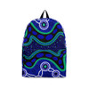 Indigenous Australian Aboriginal Backpack Aboriginal Spirit Flow Carryall for Heritage Journeys