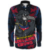 Adelaide Crows Long Sleeve Shirt Spirit Warriors Of The Game