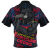 Adelaide Crows Zip Polo Shirt Spirit Warriors Of The Game