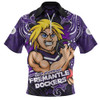 Fremantle Zip Polo Shirt Spirit Warriors Of The Game
