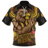 Hawthorn Zip Polo Shirt Spirit Warriors Of The Game