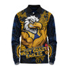 West Coast Eagles Long Sleeve Polo Shirt Spirit Warriors Of The Game