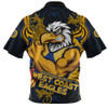 West Coast Eagles Zip Polo Shirt Spirit Warriors Of The Game