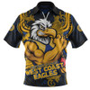 West Coast Eagles Zip Polo Shirt Spirit Warriors Of The Game