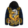 West Coast Eagles Hooded Padded Jacket Spirit Warriors Of The Game