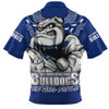 Canterbury-Bankstown Bulldogs Zip Polo Shirt Final Clash Battle Edition