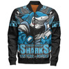 Cronulla-Sutherland Sharks Bomber Jacket Final Clash Battle Edition