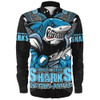 Cronulla-Sutherland Sharks Long Sleeve Shirt Final Clash Battle Edition Cronulla-Sutherland Sharks Long Sleeve Shirt Final Clash Battle Edition