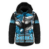 Cronulla-Sutherland Sharks Hooded Padded Jacket Final Clash Battle Edition