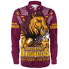 Brisbane Broncos Long Sleeve Shirt Final Clash Battle Edition
