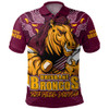 Brisbane Broncos Polo Shirt Final Clash Battle Edition