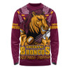 Brisbane Broncos Long Sleeve T-shirt Final Clash Battle Edition