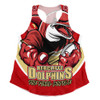Redcliffe Dolphins Women Racerback Singlet Final Clash Battle Edition