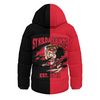 St Kilda Hooded Padded Jacket Warrior's Heart Ignites