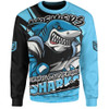 Cronulla-Sutherland Sharks Sweatshirt Chasing Victory 2025 Final Series Pride Cronulla-Sutherland Sharks Sweatshirt Chasing Victory 2025 Final Series Pride