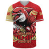 Redcliffe Dolphins Baseball Shirt Battle For Glory Rugby Finals Edition Redcliffe Dolphins Baseball Shirt Battle For Glory Rugby Finals Edition