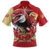 Redcliffe Dolphins Zip Polo Shirt Battle For Glory Rugby Finals Edition